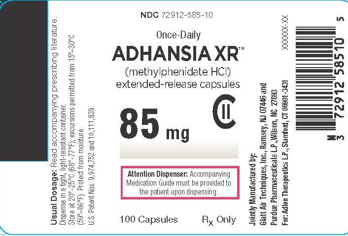 85mg 100 label Buy adhansia xr online